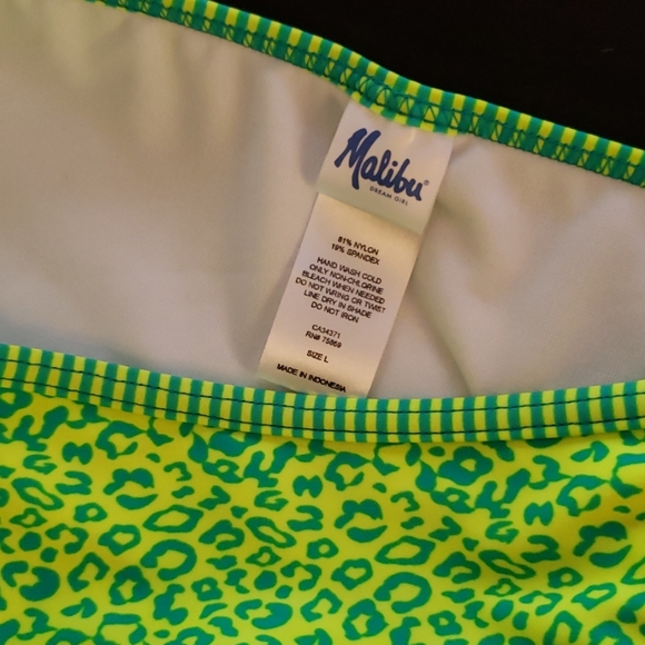 ⌛Malibu Animal Print Cheetah String Bikini Bottom - Picture 2 of 4